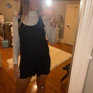 black tied casual romper